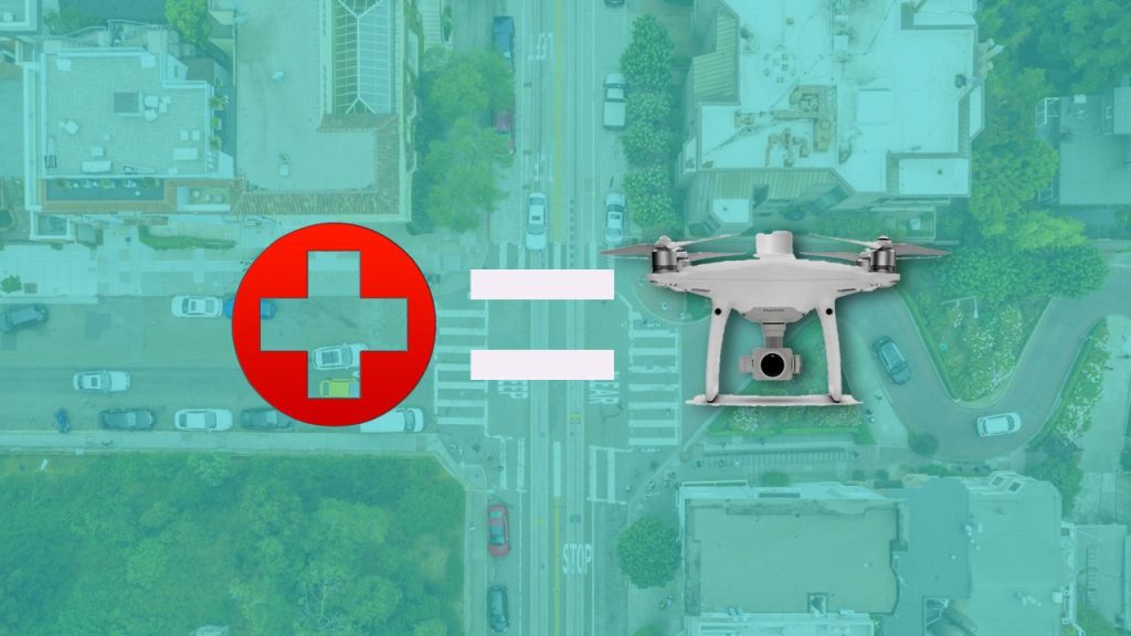 saúde pública com drones