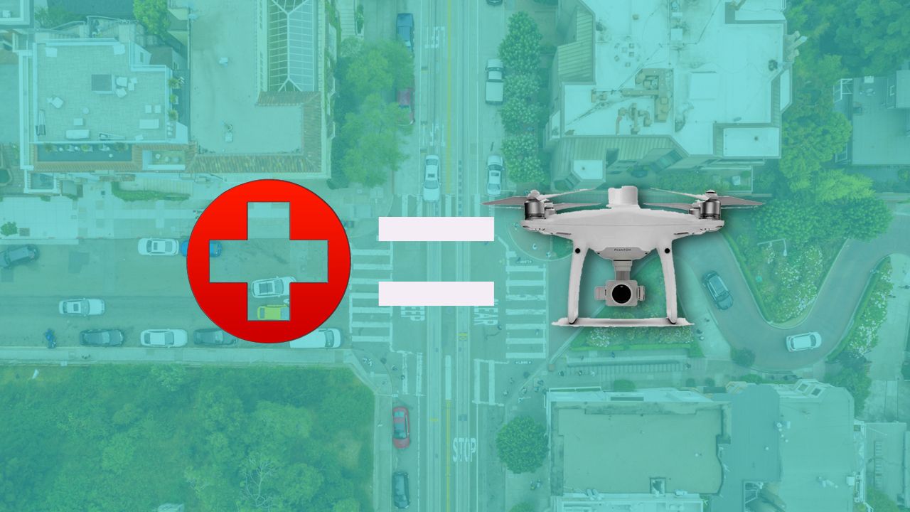 saúde pública com drones