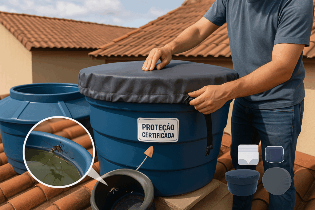 combate a dengue - Capa para Caixa D'água Contra Dengue: Guia Completo para Proteção Eficaz