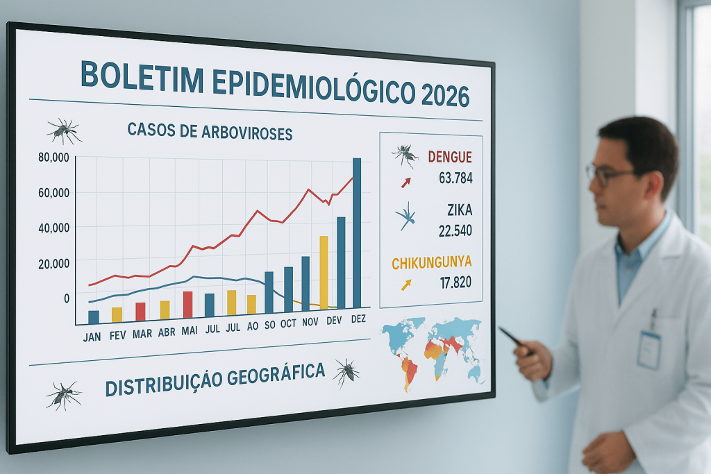 combate a dengue - Boletim epidemiológico de arboviroses 2026: análise completa e perspectivas