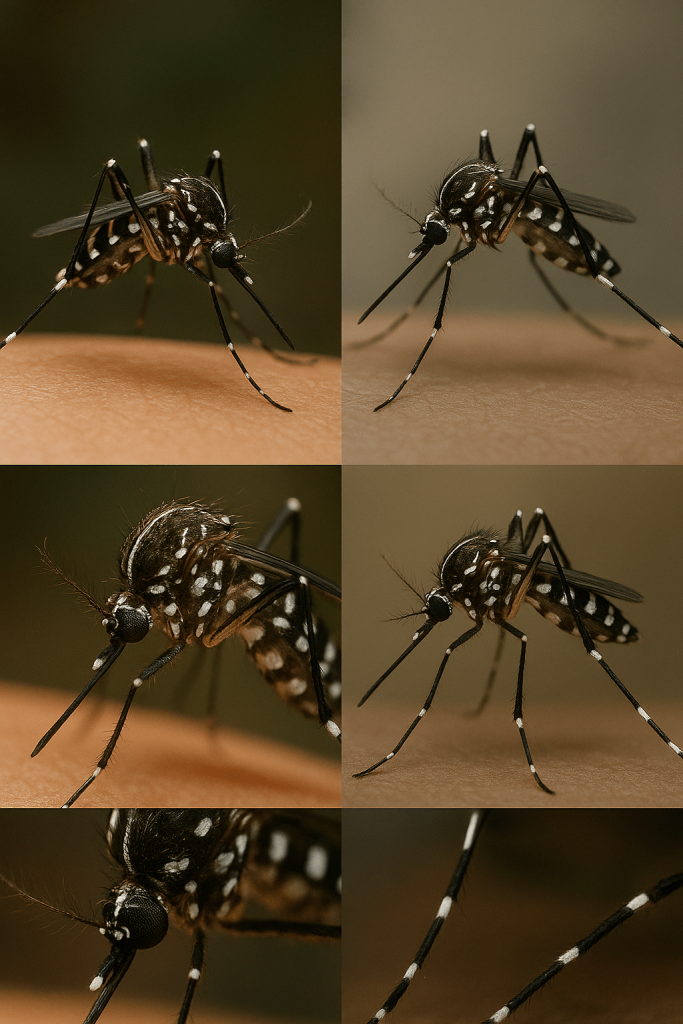 combate a dengue - Fotos do mosquito da dengue: como identificar o Aedes aegypti